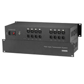 BIDI 8 XLR Balaned Audio Fiber Converters Extender,8 in 8 out, Professional quality 1 pair
